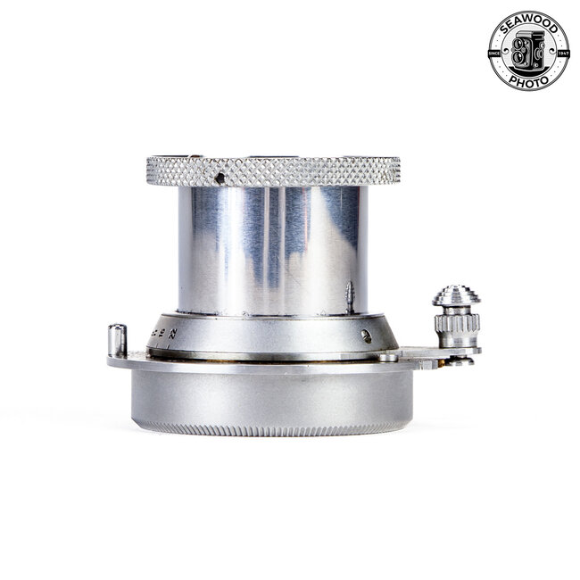 Leica 50mm f/3.5 Collapsible Elmar with Valoo Lens Shade EXCELLENT