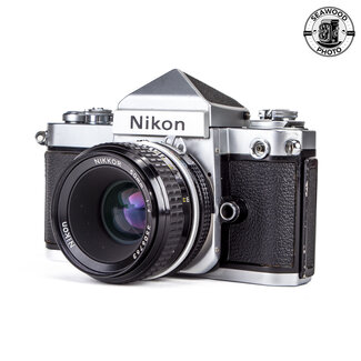 Nikon F2 w/DE-1 Meterless Finder and Nikkor 50mm f/2 GOOD+