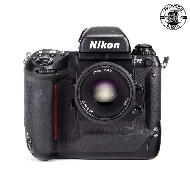 Nikon F5 35mm SLR w/ AF Nikkor 50mm f/1.8 D GOOD+