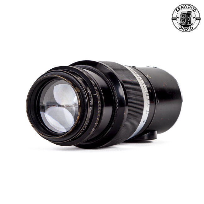 Leica 135mm f/4.5 Hektor Black M39 Mount GOOD