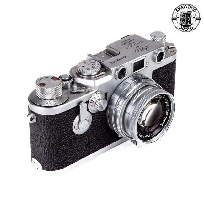 Leica  IIIf Self-Timer (1955) w/50mm f/2 Collapsible Summicron EXCELLENT