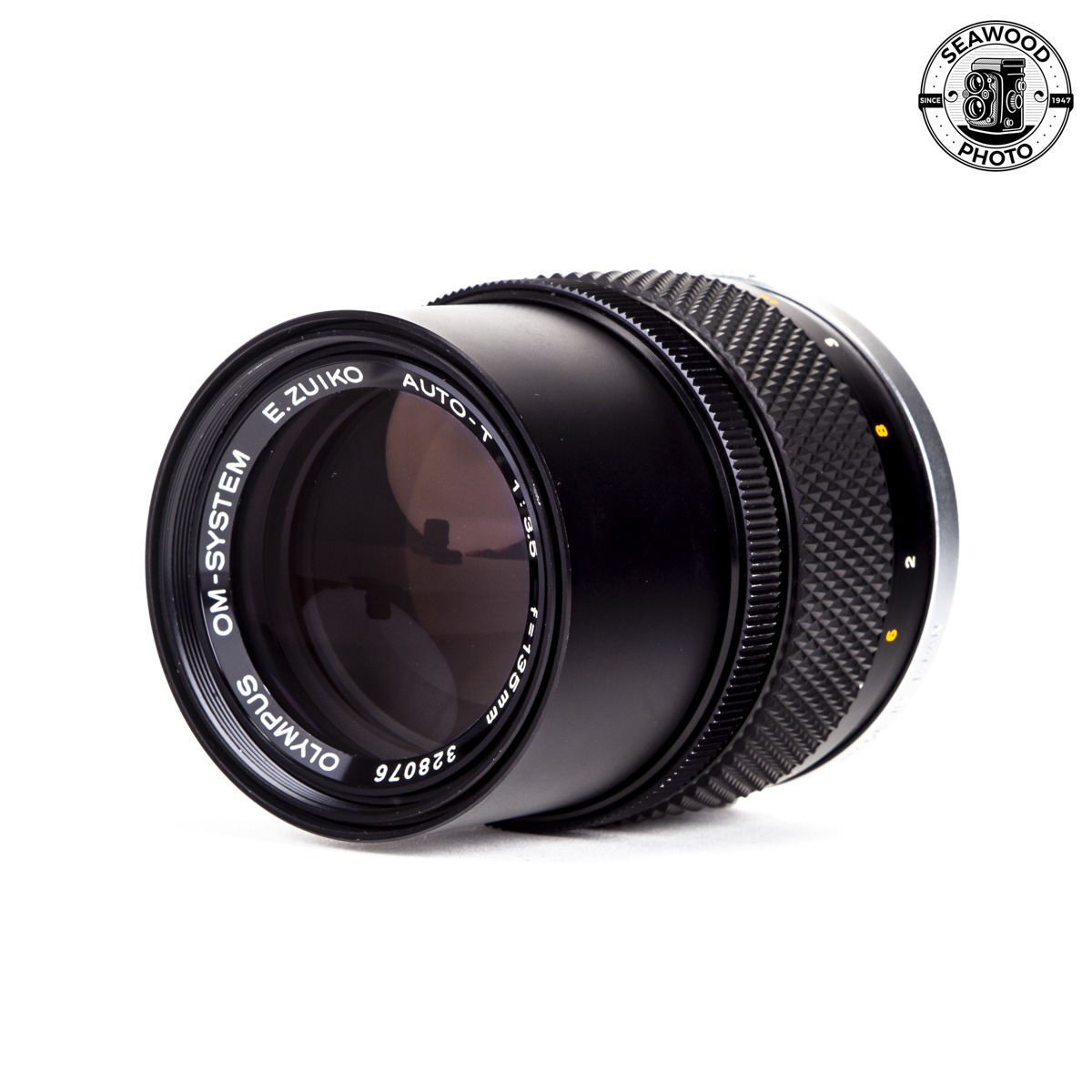 希少 OLYMPUS OM ZUIKO AUTO-T 135mm f3.5 Olympus Zuiko Auto-T 135mm f/3.5 GOOD+ - Seawood Photo