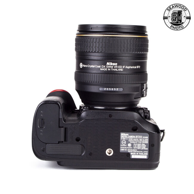 Nikon D7200 24.2MP w/ AF-S 16-80mm f/2.8-4E DX VR GOOD+
