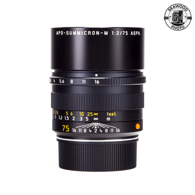 Leica 75mm f/2 Apo-Summicron-M ASPH 11637  EXCELLENT