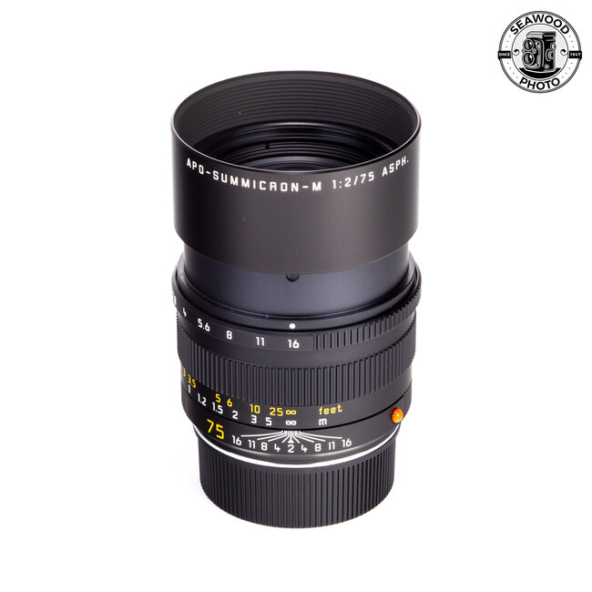 Leica 75mm f/2 Apo-Summicron-M ASPH 11637  EXCELLENT