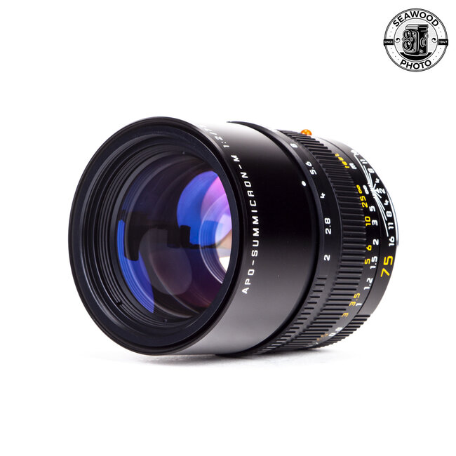 Leica 75mm f/2 Apo-Summicron-M ASPH 11637  EXCELLENT