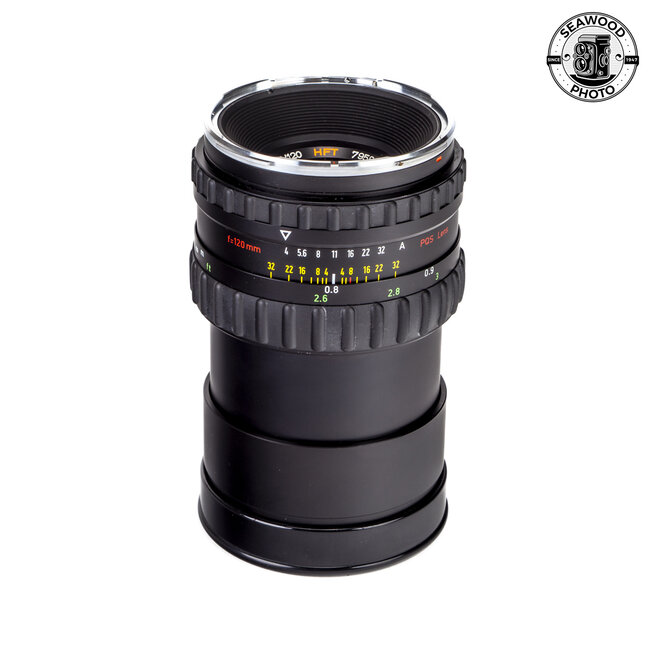 Rolleiflex Zeiss 120mm f/4 Makro-Planar PQS HFT for Rollei GOOD