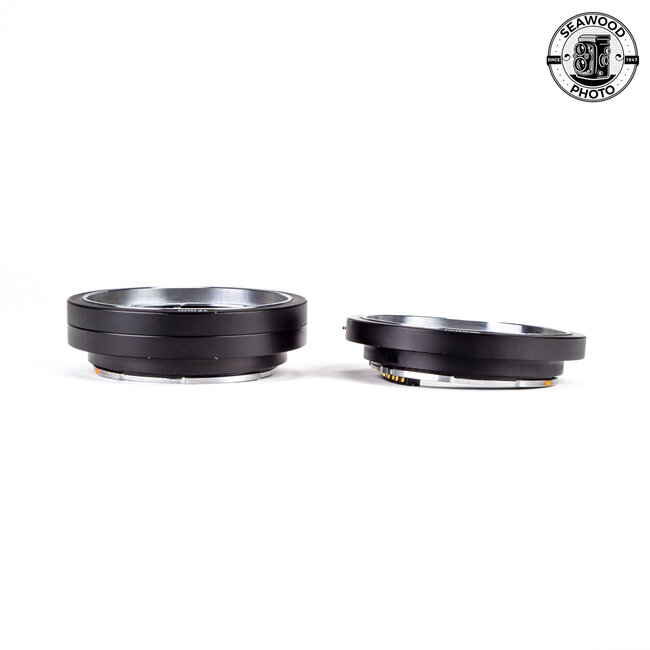 Rollei 17mm and 9mm extension tubs for Rolleiflex SLX and 6000-series  GOOD