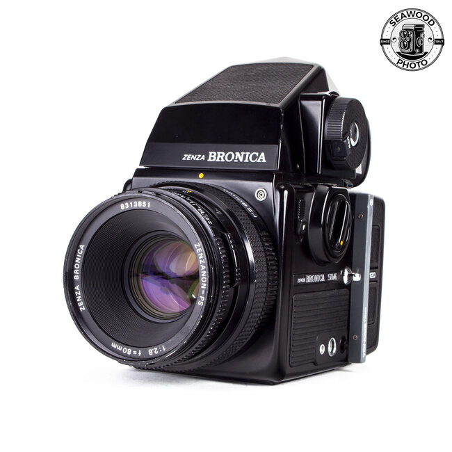 Bronica SQ-Ai w/ 80mm f/2.8 + Eye Level Prism GOOD+