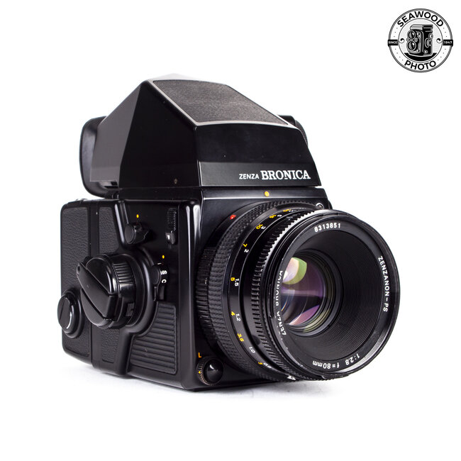 Bronica SQ-Ai w/ 80mm f/2.8 + Eye Level Prism GOOD+