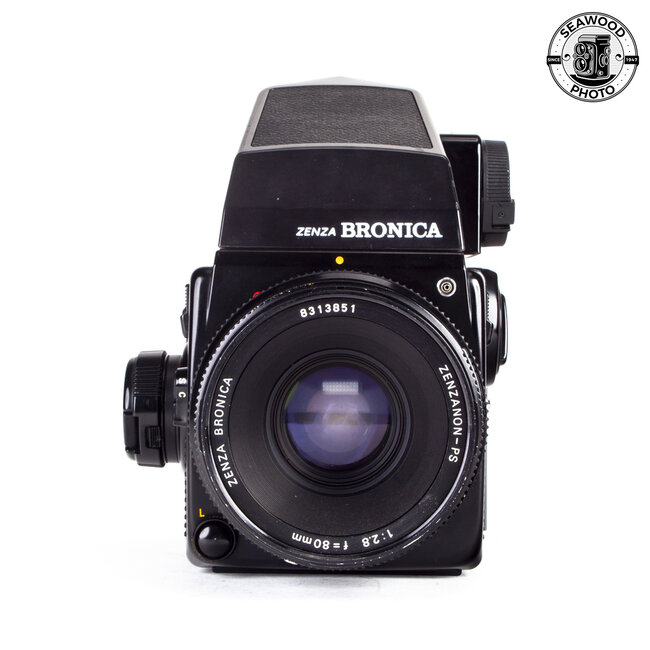 Bronica SQ-Ai w/ 80mm f/2.8 + Eye Level Prism GOOD+