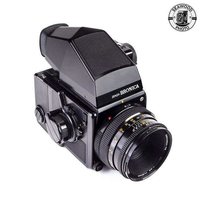 Bronica SQ-Ai w/ 80mm f/2.8 + Eye Level Prism GOOD+