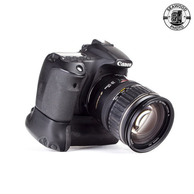 Canon EOS 60D 18mp w/EF 28-135mm IS w/Battery Grip GOOD+