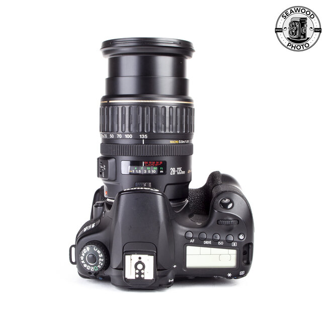 Canon EOS 60D 18mp w/EF 28-135mm IS w/Battery Grip GOOD+