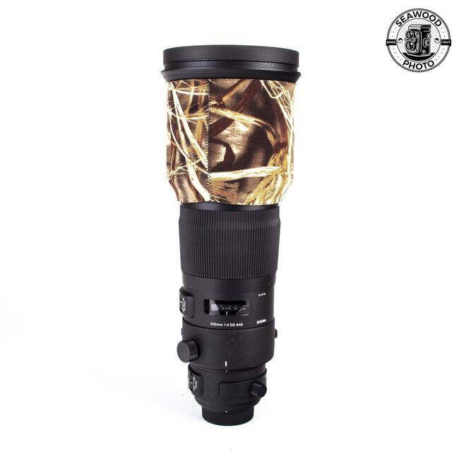 Sigma 500mm f/4 DG 016 for Nikon w/Soft Pack/Case GOOD+