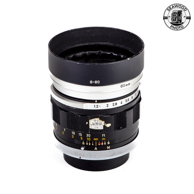 Canon FL 55mm f/1.2 w/ Hood GOOD