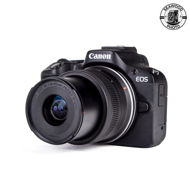 Canon EOS R50 24.2MP Mirrorless w/ RF-S 18-45mm GOOD+