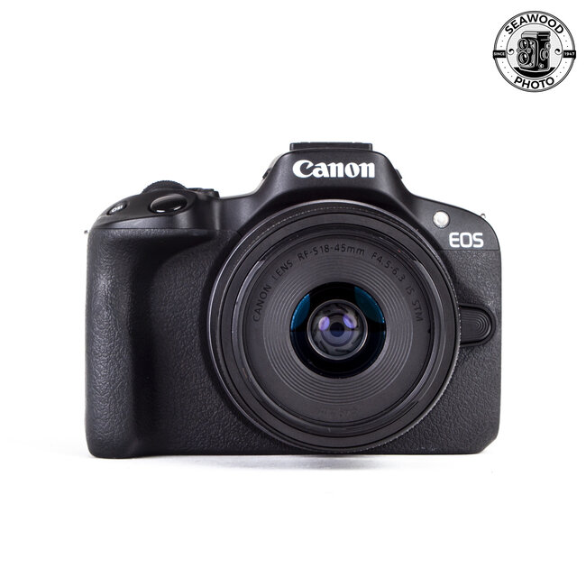 Canon EOS R50 24.2MP Mirrorless w/ RF-S 18-45mm GOOD+