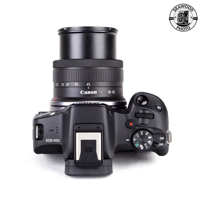 Canon EOS R50 24.2MP Mirrorless w/ RF-S 18-45mm GOOD+