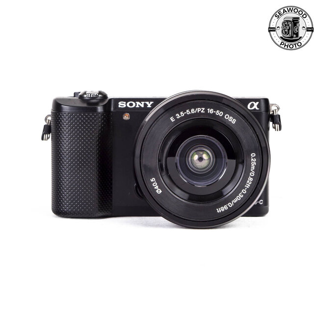 Sony a5000 20.1MP w/ 16-50mm f/3.5-5.6 GOOD+