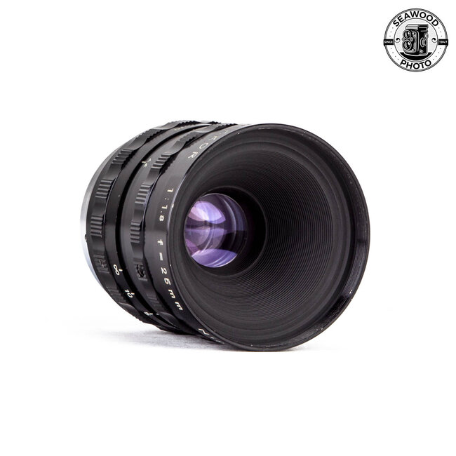 Nikon Cine-Nikkor 25mm f/1.8 C-Mount Lens GOOD+