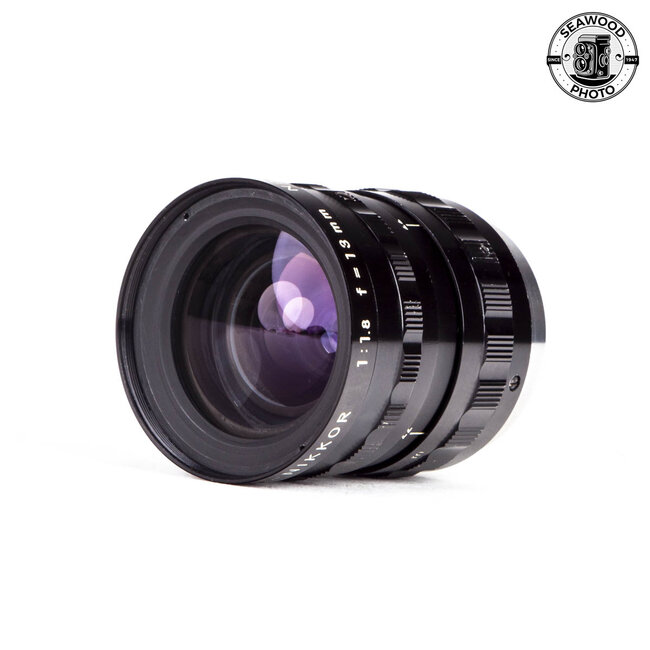Nikon Cine-Nikkor 13mm f/1.8 C-Mount Lens GOOD