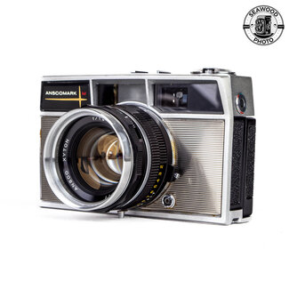 Ansco Anscomark M 35mm Vintage Rangefinder Camera Outfit  w/3 Lenses EXCELLENT
