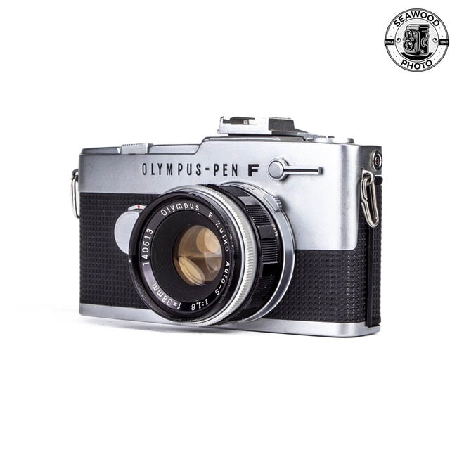Olympus Pen-FV Half-Frame w/ Zuiko 38mm f/1.8 GOOD+