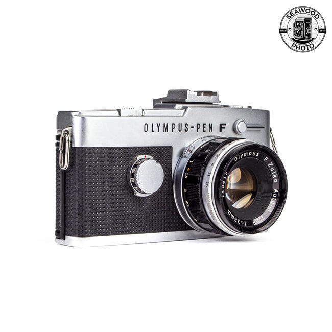 Olympus Pen-FV Half-Frame w/ Zuiko 38mm f/1.8 GOOD+