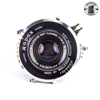 Wollensak 6-1/4" (159mm) f/12.5 for  8X10  in Rapax Shutter GOOD+
