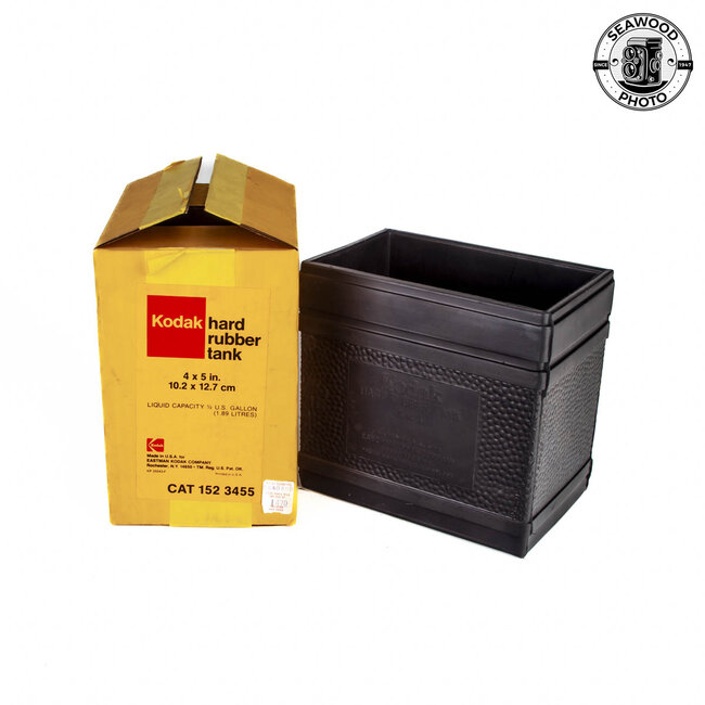Kodak 4x5 Hard Rubber Developing Tank UNUSED