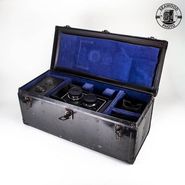 GOWLANDFLEX 4X5 TLR W/3 LENSES AND CASE GOOD