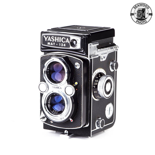 Yashica Mat-124 w/80mm f/3.5 Yashinon, Case EXCELLENT