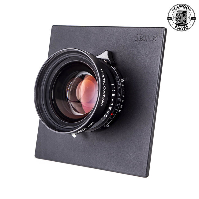 Schneider 210mm f/5.6 Symmar-S  4x5 Lens in Copal 1 Shutter, Sinar Board GOOD