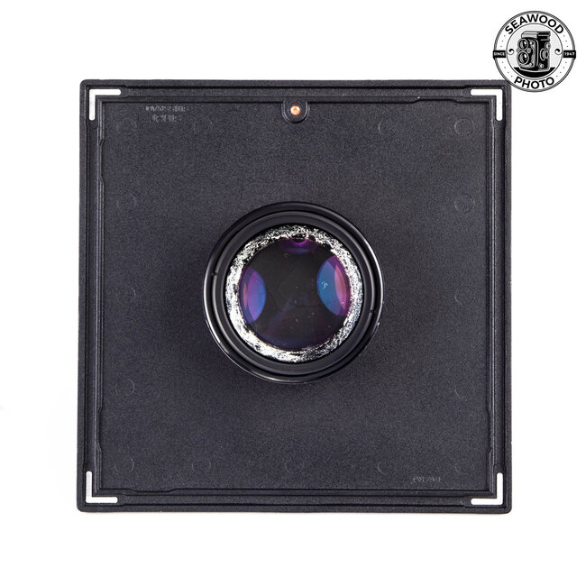 Schneider 210mm f/5.6 Symmar-S  4x5 Lens in Copal 1 Shutter, Sinar Board GOOD