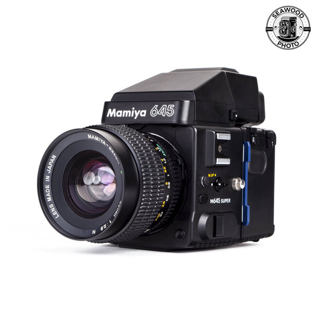 Mamiya M645 Super w/ Sekor C 45mm f/2.8+ Extra 120 Back EXCELLENT