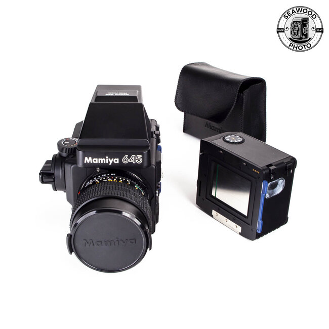 Mamiya M645 Super w/ Sekor C 45mm f/2.8+ Extra 120 Back EXCELLENT