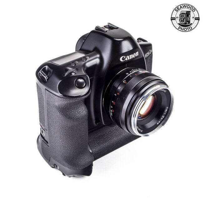 Canon EOS-1N 35mm SLR w/ Zeiss Planar 50mm f/1.4 EXCELLENT