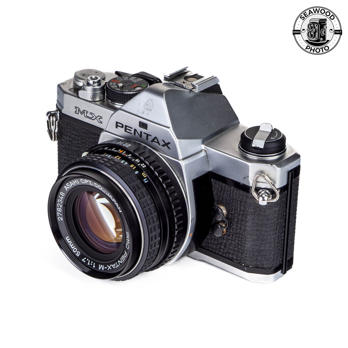 Pentax MX w/ SMC 50mm f/1.7 (NO METER) GOOD+ - Seawood Photo