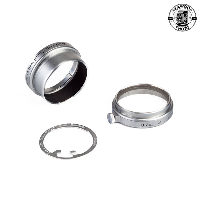 Leica VOOLA  Aperture Ring, w/FISON Lens Shade, A36 UV for Elmar 50mm