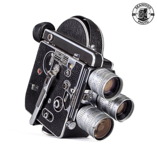 Bolex H16 Reflex with 3 Angenieux Retrofocus Lenses GOOD