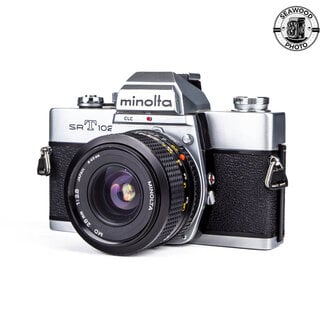 Minolta Minolta SRT102 w/ MD 28mm f/2.8 (No Meter) GOOD