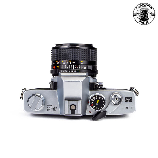 Minolta SRT102 w/ MD 28mm f/2.8 (No Meter) GOOD