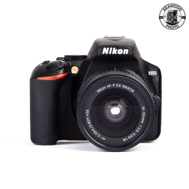 Nikon D3500 24.2MP w/ DX 18-55mm + 55-200mm VR EXCELLENT