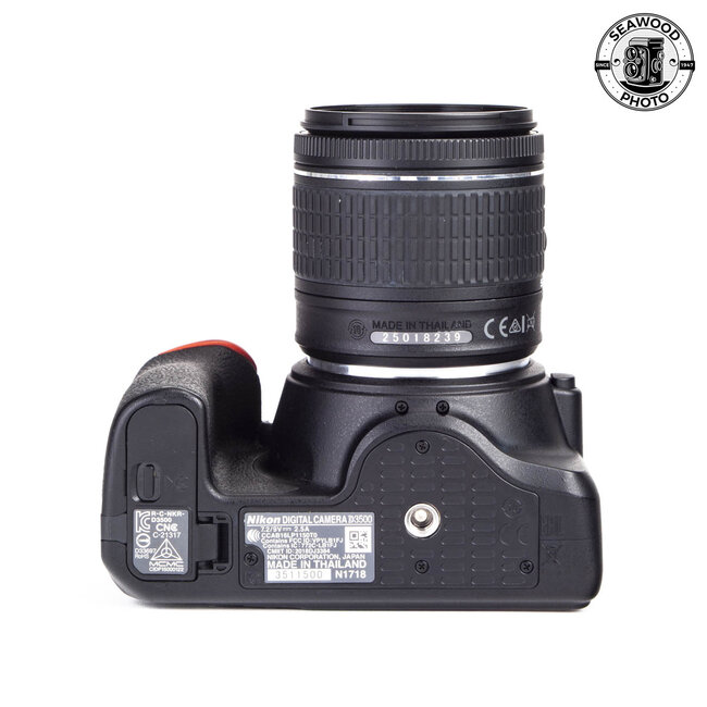 Nikon D3500 24.2MP w/ DX 18-55mm + 55-200mm VR EXCELLENT