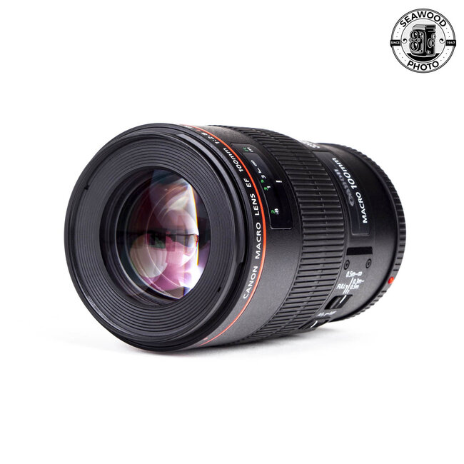Canon EF 100mm f/2.8L Macro IS USM  LIKE NEW