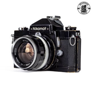 Nikon Nikomat FTN w/ 35mm f/2.8 Non-Ai GOOD