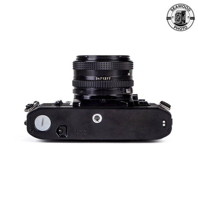 Canon AE-1 w/50mm f1.8 Black GOOD+