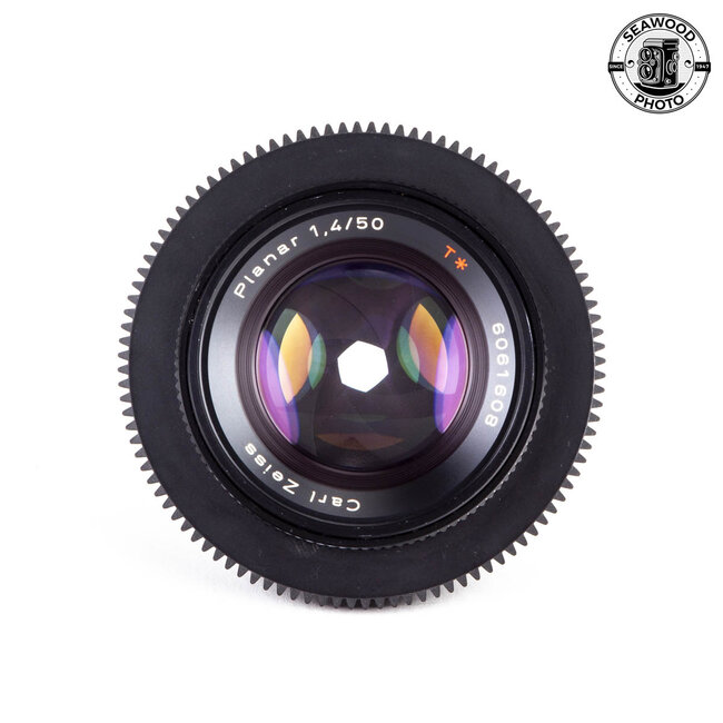 Contax C/Y Zeiss 50mm f1.4 Planar Duclos Cine Mod to Canon EF EXCELLENT