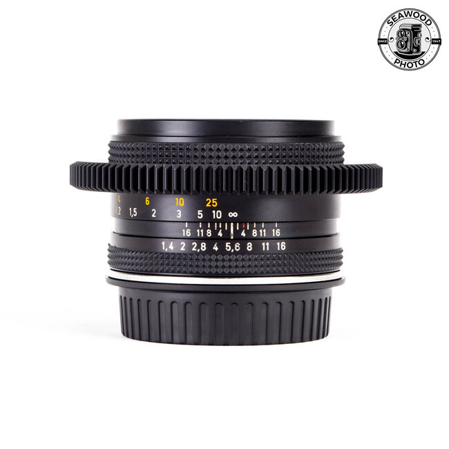 Contax C/Y Zeiss 50mm f1.4 Planar Duclos Cine Mod to Canon EF EXCELLENT